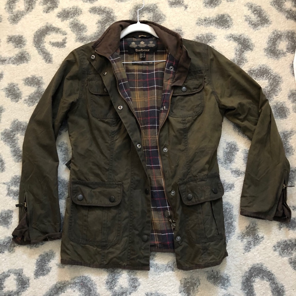 Barbour jacket size 4